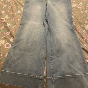 INC International Concepts Light Blue Flare Jeans